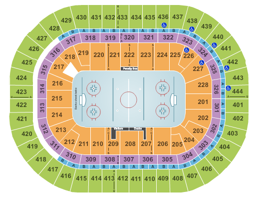 Honda Center Seating Chart Hockey