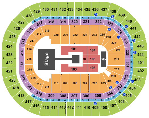 Jin - Artist Honda Center Seating Chart
