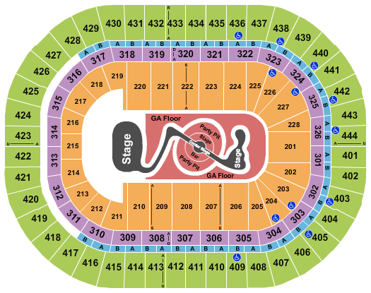 Honda Center Justin Timberlake Seating Chart