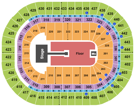 Honda Center Muse Seating Chart