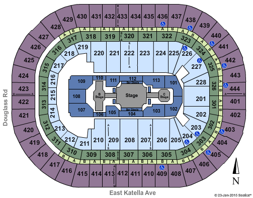 Honda Center NKOTB Seating Chart