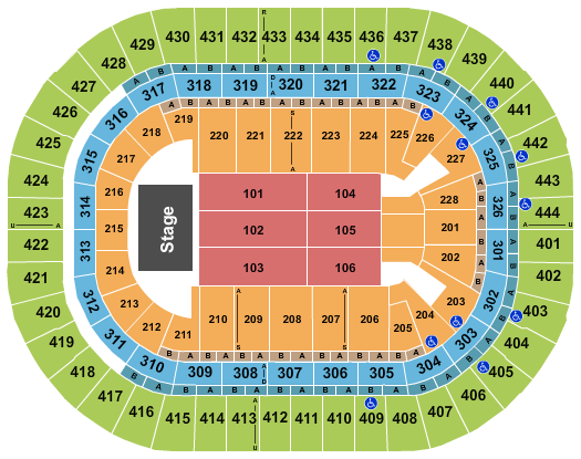 Honda Center OneRepublic Seating Chart