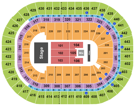 Honda Center Ricardo Arjona Seating Chart