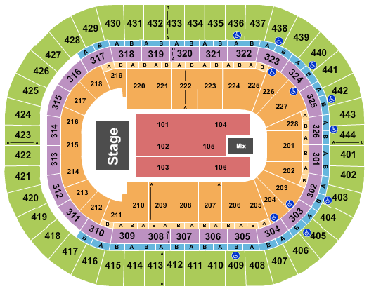 Trans-Siberian Orchestra Honda Center Seating Chart