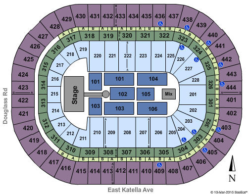 Honda Center Honda Center Seating Chart