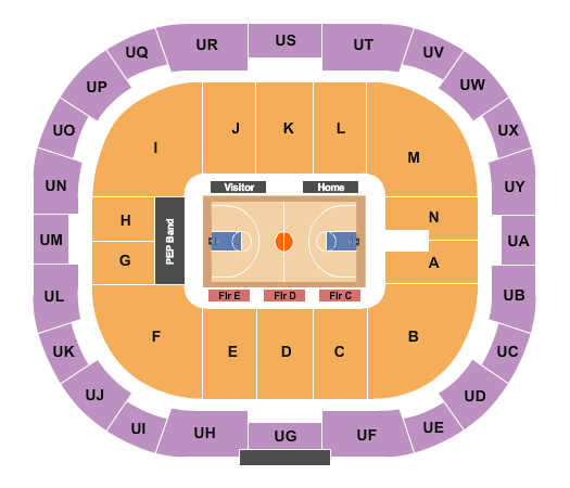 Hooper Eblen Center Basketball Seating Chart