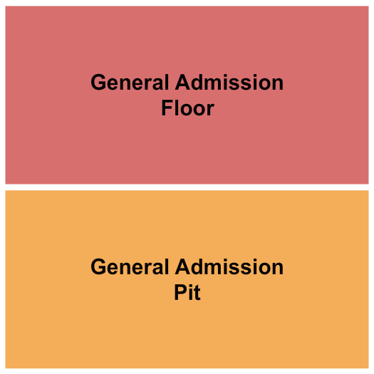 Horizon Events Center GA Pit & GA Floor Seating Chart