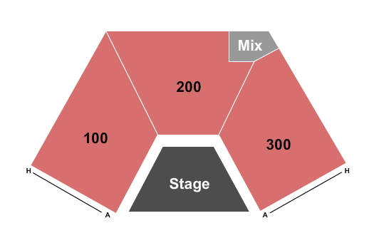 Horizon Stage Endstage Seating Chart