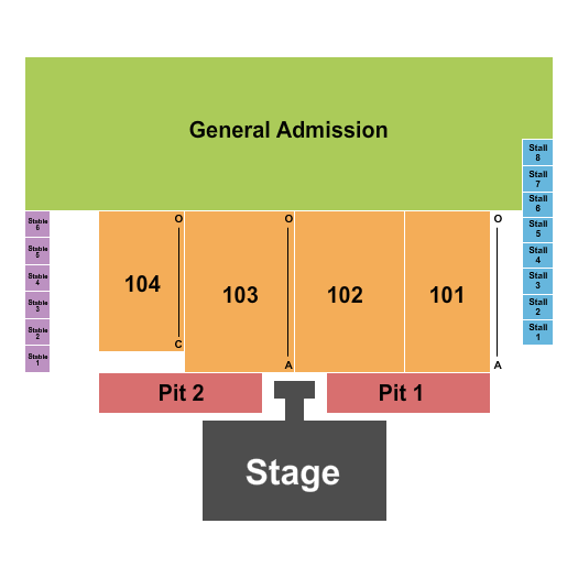 Horseshoe Amphitheatre Next Event Seating Chart