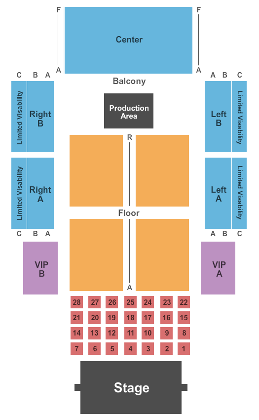 Caesars Casino - Southern Indiana Chippendales Seating Chart