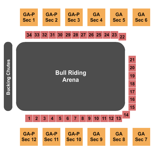 Horseshoe Park & Equestrian Center - Chapman Arena Rodeo Seating Chart