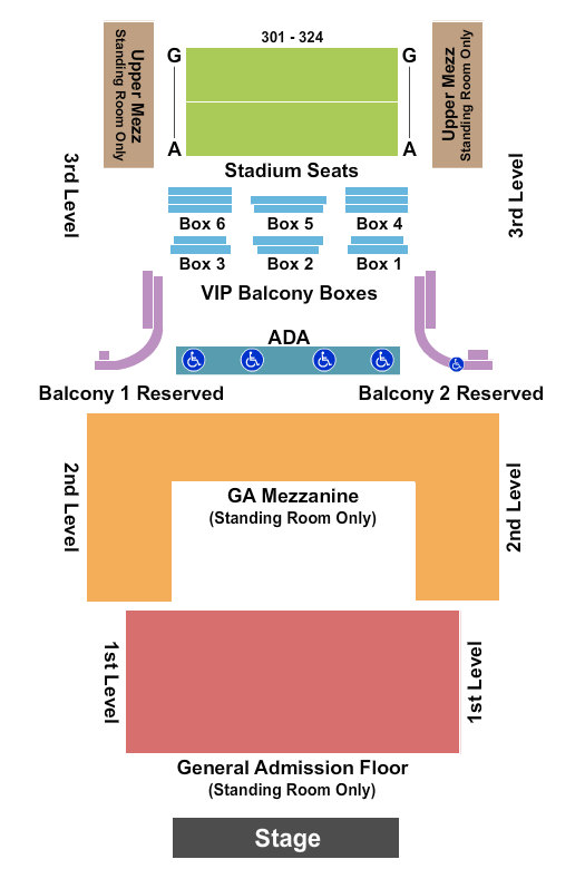 House Of Blues Boston Stadium Seating Chart