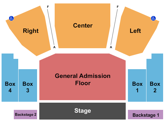 House Of Blues - Cleveland End Stage GA Seating Chart
