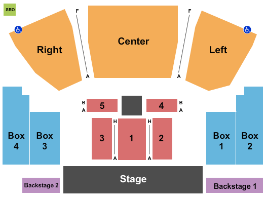 House Of Blues - Cleveland End Stage Seating Chart