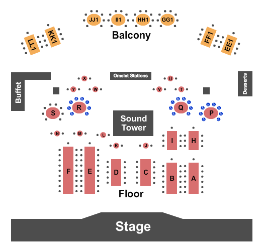 House Of Blues - Cleveland Endstage 2 Seating Chart