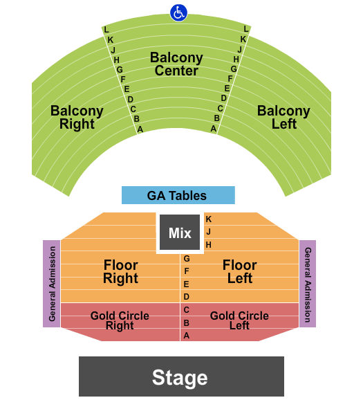 House Of Blues - Houston Endstage GC Seating Chart