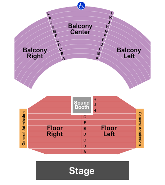 House Of Blues - Houston Endstage Reserved Floor 2 Seating Chart