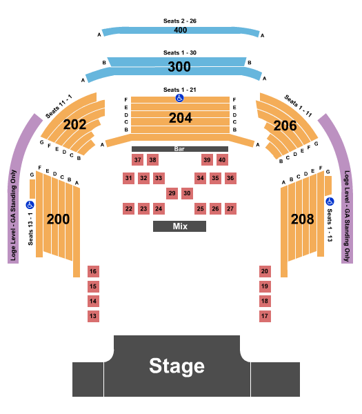 House Of Blues - Las Vegas Gold Ball Seating Chart
