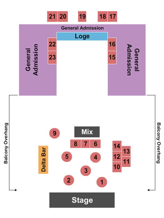 House Of Blues New Orleans Tickets & Seating Charts Event Tickets Center