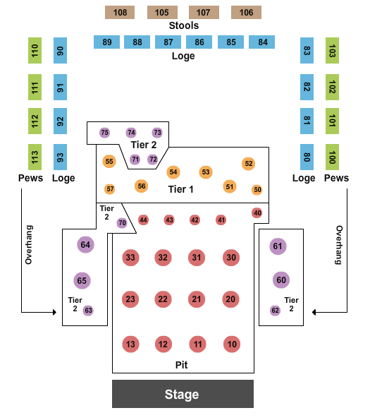 House Of Blues Seating Chart Maps Orlando