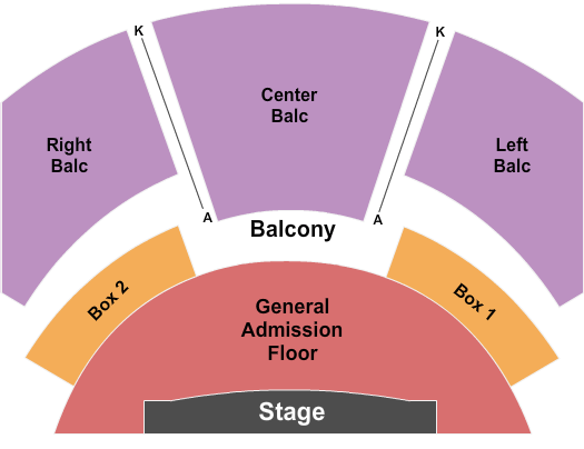 House Of Blues - Dallas Standard Seating Chart