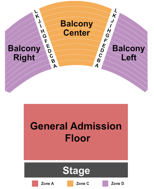 House Of Blues - Houston Endstage GA Floor IntZone Seating Chart