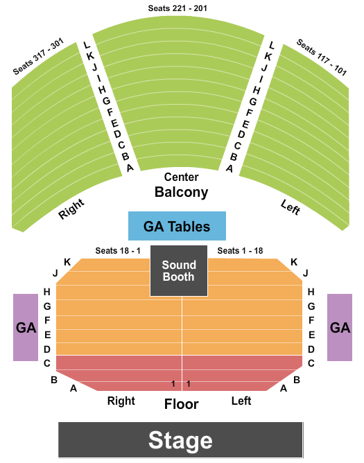 House Of Blues - Houston Seating Map