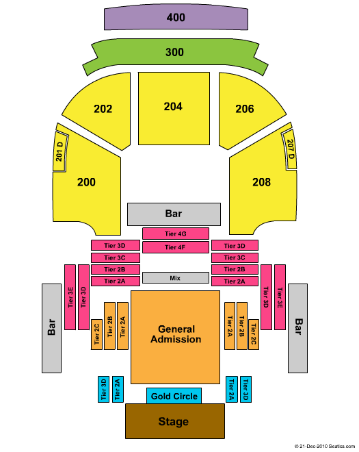 House Of Blues - Las Vegas Ice Cube Seating Chart