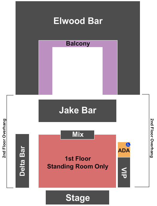 House Of Blues - New Orleans Seating Chart