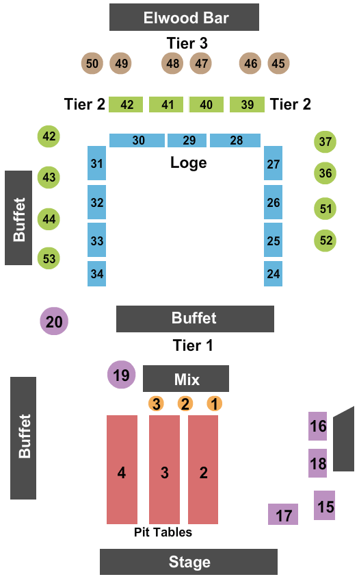 House Of Blues New Orleans Gospel Brunch Seating Chart