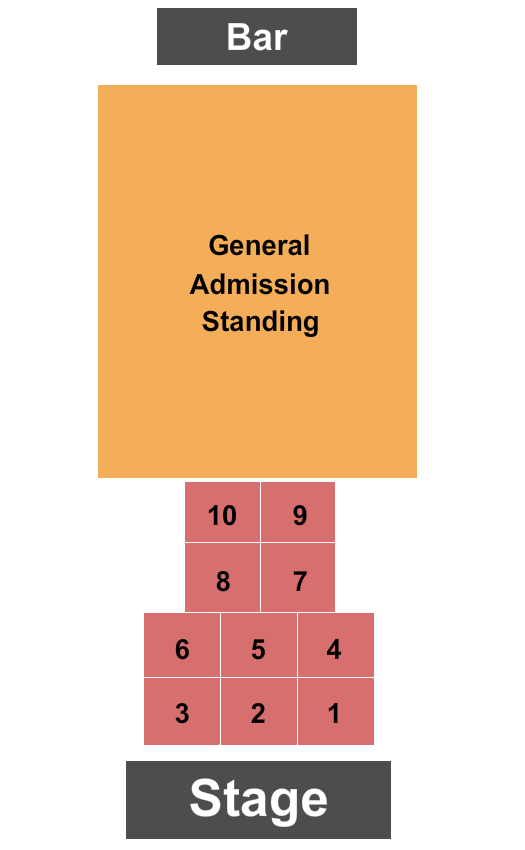 House Of Blues - New Orleans Inferno Burlesque Seating Chart