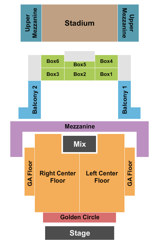 Citizens House Of Blues - Boston Endstage GC Seating Chart