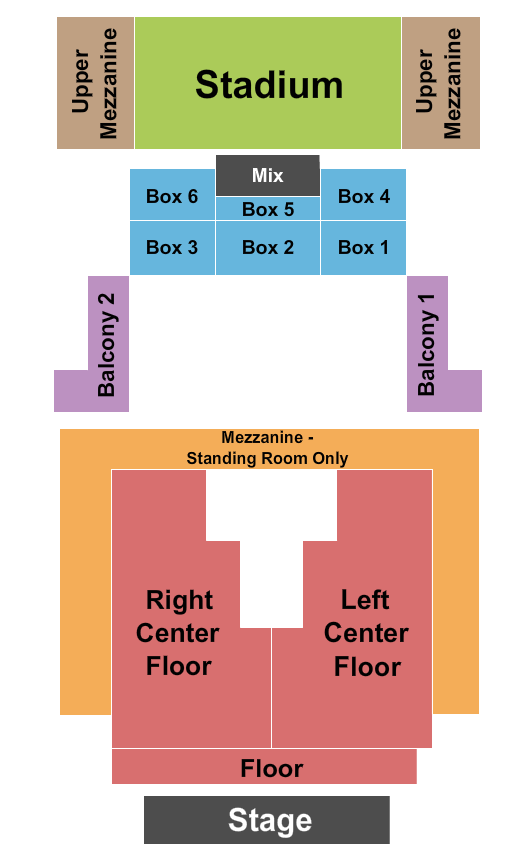 Citizens House Of Blues - Boston Endstage 2 Seating Chart