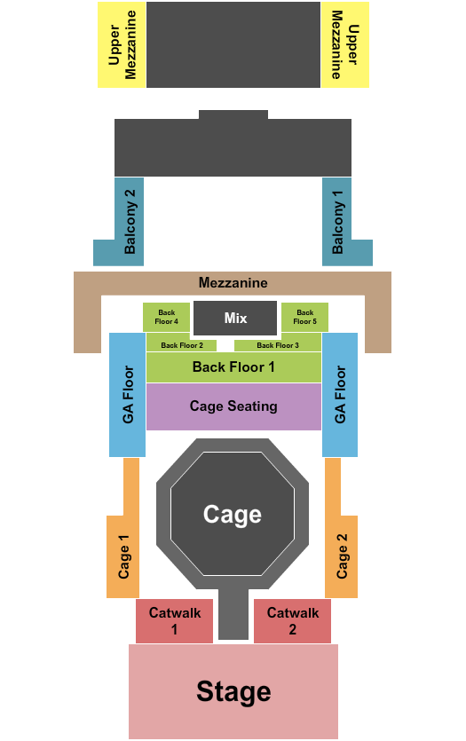 Citizens House Of Blues - Boston MMA Seating Chart