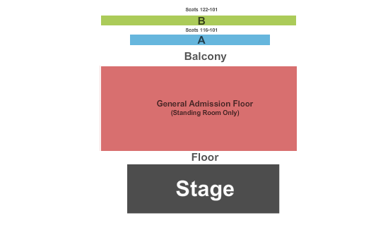 House Of Blues - San Diego Endstage GA Seating Chart