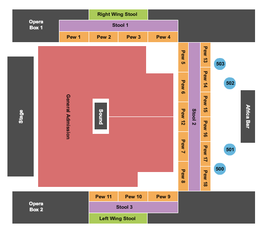 House Of Blues - Myrtle Beach Riley Green Seating Chart
