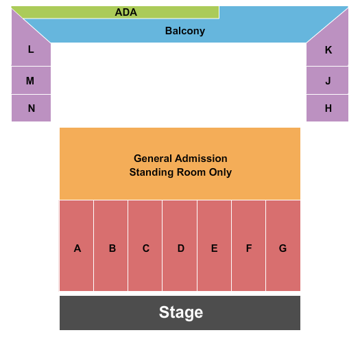 House Of Blues - San Diego Music Awards Seating Chart