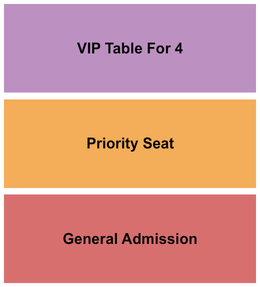 House of Independents GA/Priority/VIP Seating Chart