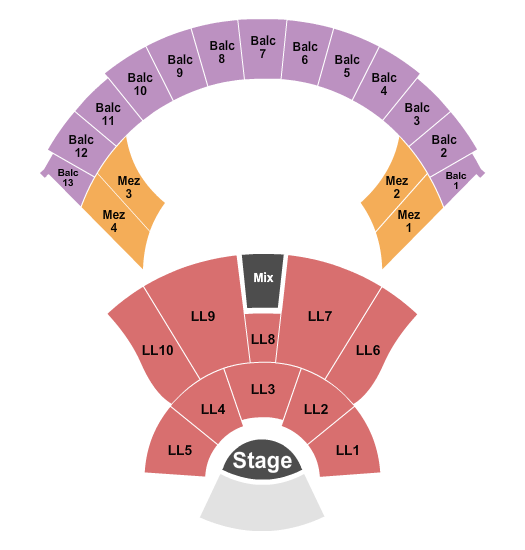Houston's First Baptist Church - Loop Campus End Stage Seating Chart