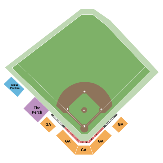 Howard Johnson Field Baseball Seating Chart