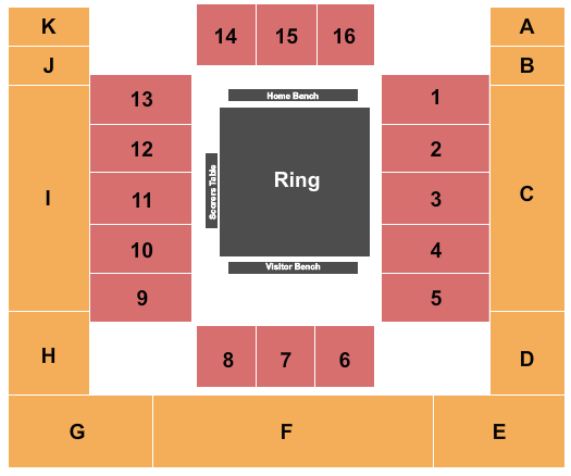 Howard Mccasland Field House Wrestling Seating Chart