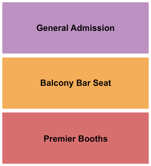 Howard Theatre - DC GA/Balcony/Booth Seating Chart