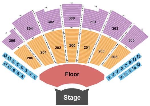 The Theater At Madison Square Garden End Stage GA Seating Chart