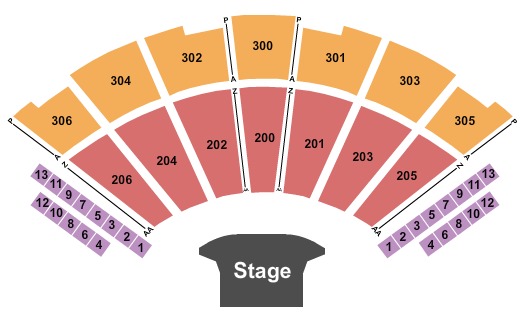 The Theater At Madison Square Garden Endstage - No 100 Level Seating Chart