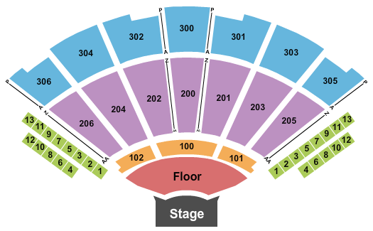 The Theater At Madison Square Garden Endstage-2 Seating Chart