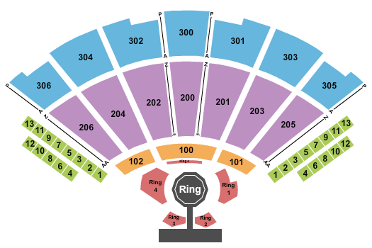 The Theater At Madison Square Garden PFL MMA Championship 2 Seating Chart