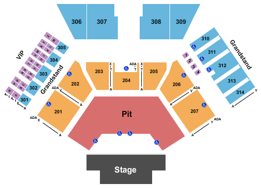 Huntington Bank Pavilion at Northerly Island Seating Map