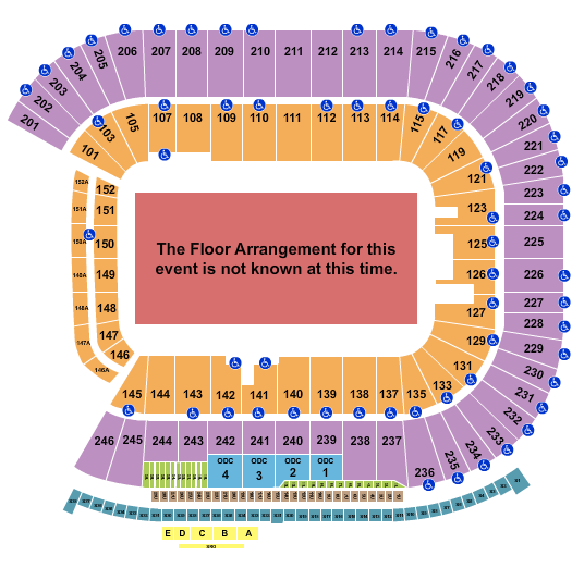 Huntington Bank Stadium Generic Floor Seating Chart