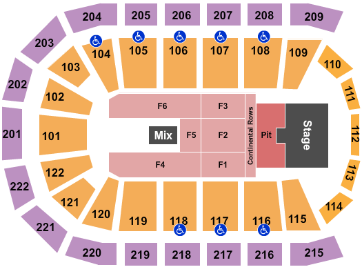 Huntington Center Alan Jackson Seating Chart