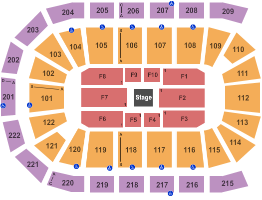 Huntington Center Comedy Get Down Seating Chart